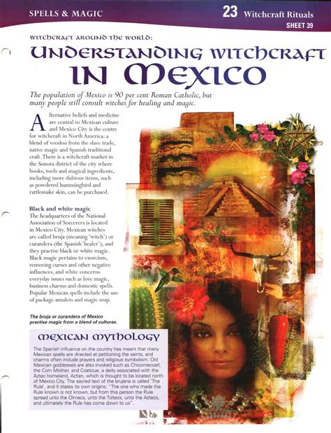 Witchcraft book from mexico